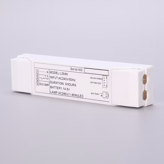 LED Fire Fighting Rechargeable Battery Emergency Driver Conversion Kit for All LED Lamps